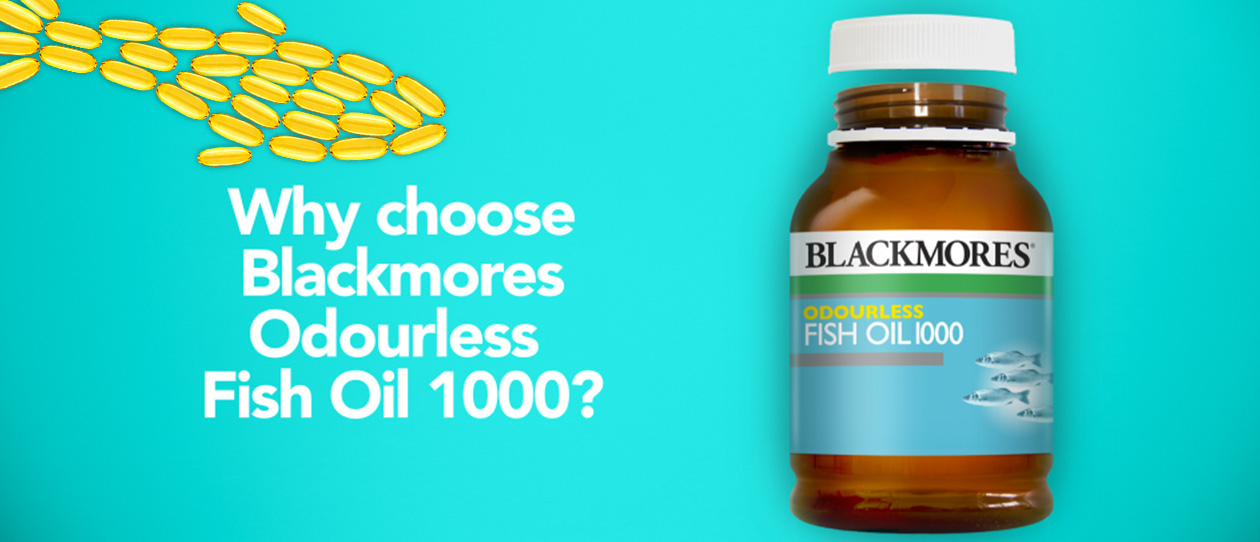 Blackmores Odourless Fish Oil 1000 run down