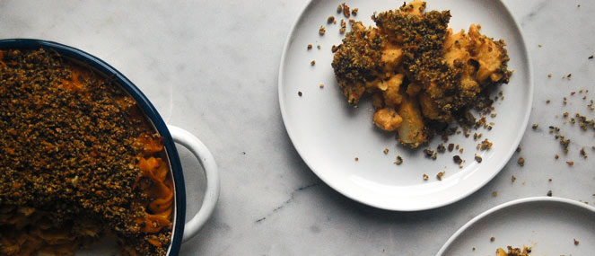 Mac & cauliflower cheese